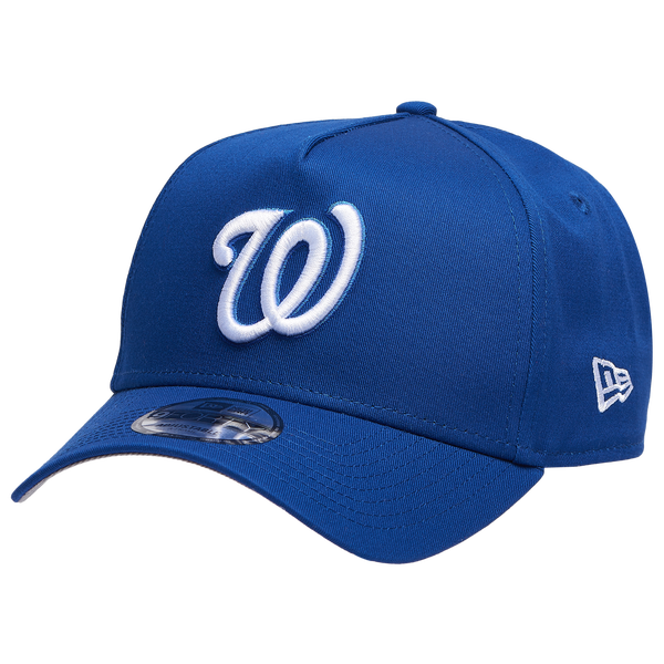 New Era Nationals 940 A Frame Adjustable Cap - Men's - Light Royal/White