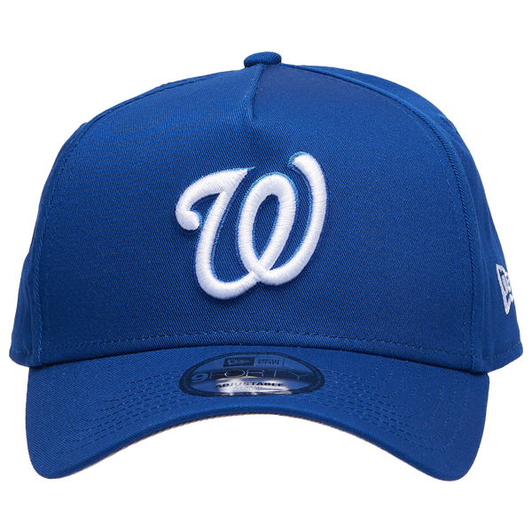 New Era Nationals 940 A Frame Adjustable Cap - Men's - Light Royal/White - Image 2