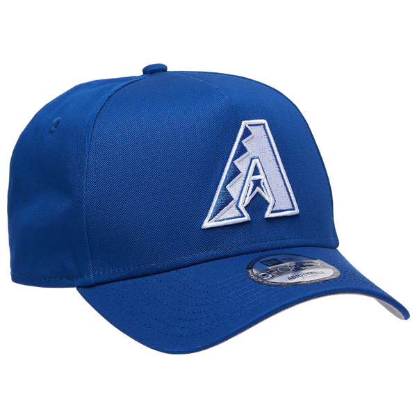 New Era Diamondbacks 940 A Frame Adjustable Cap - Men's - Light Royal/White - Image 3