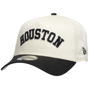 New Era Astros 940 A Frame Arch Logo Cap - Men's - Chrome/Black