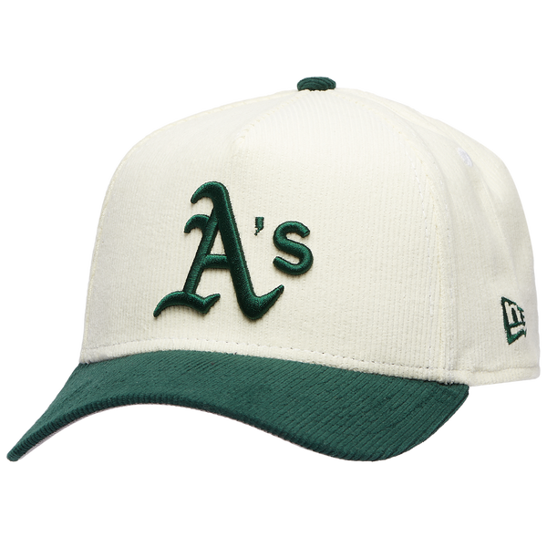 New Era Athletics 940 A Frame Corduroy Cap - Men's - Chrome/Green