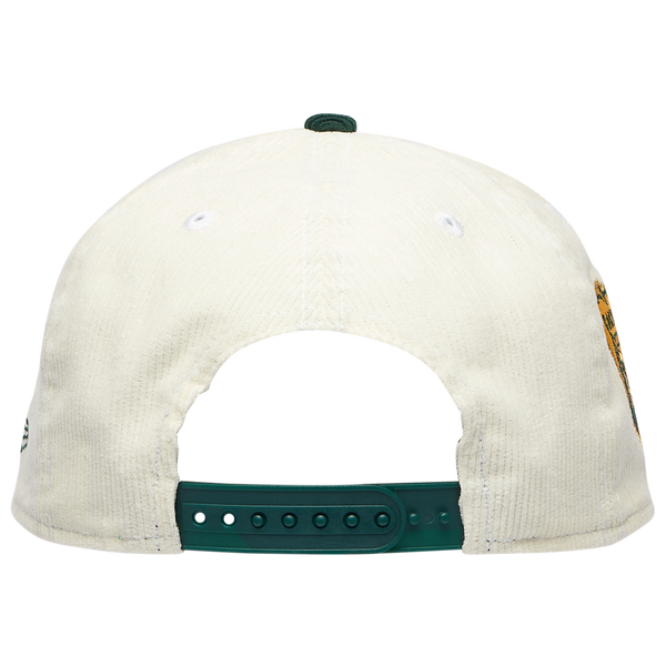 New Era Athletics 940 A Frame Corduroy Cap - Men's - Chrome/Green - Image 4