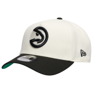 New Era Hawks Team 9FORTY A-Frame Chrome Cap - Men's - Chrome/Black