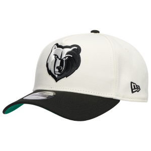 New Era Grizzlies Team 9FORTY A-Frame Chrome Cap - Men's - Chrome/Black