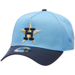 New Era Astros 9Forty A-Frame Cap - Adult - Gold/Blue/Navy