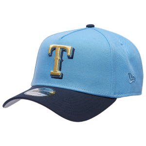 New Era Rangers 9Forty A-Frame Cap - Adult - Navy/Blue/Gold