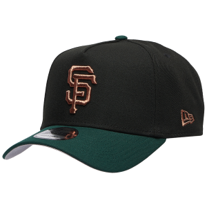 New Era Giants 9FORTY A-Frame Metallic Cap - Men's - Green/Black