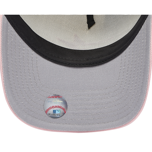 New Era Astros 9FORTY A-Frame Cap - Adult - Pink Rouge/Chrome - Image 5