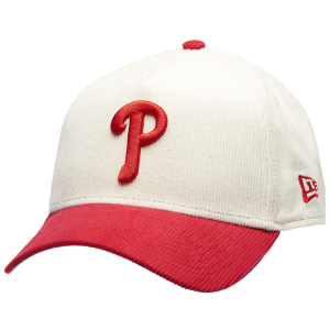 New Era Phillies 940 A Frame Cap - Adult - White/Red