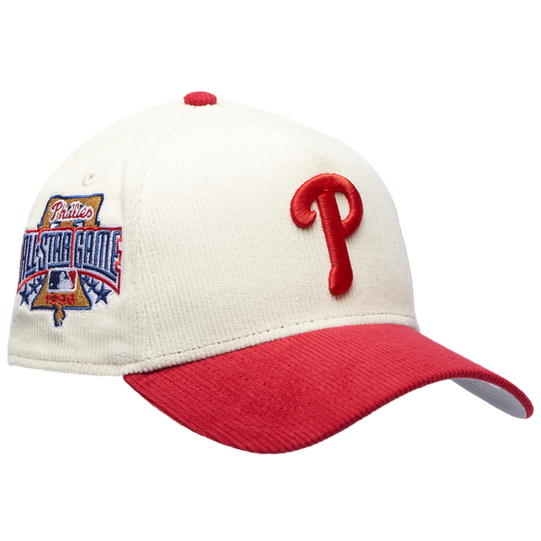 New Era Phillies 940 A Frame Cap - Adult - White/Red - Image 3