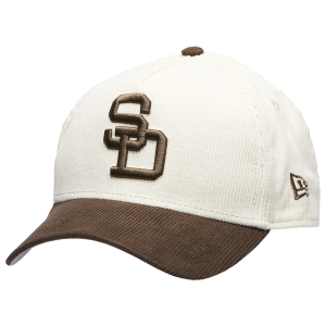 New Era Padres 940 A Frame Cordory Cap - Adult - Brown/White