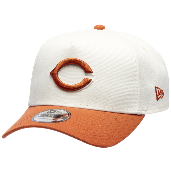 New Era Reds 940 A Frame Cap - Adult - Orange/White