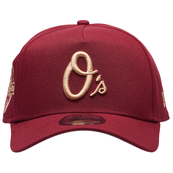 New Era Orioles 940 A Frame Cap - Adult - Red - Image 2