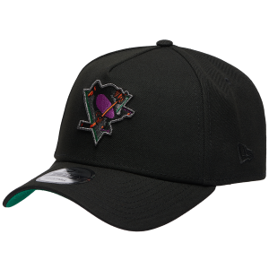 New Era Penguins 940AF Neon Pop Cap - Adult - Black