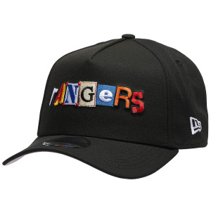 New Era Rangers 940 A Frame Ransom Cap - Adult - Black