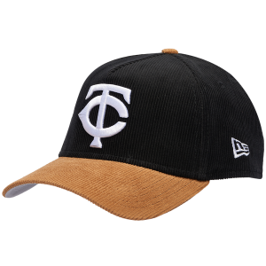 New Era Twins 940AF Cord Cap - Adult - Black/Tan