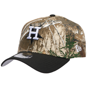 New Era Astros 940 A-Frame RealTree Cap - Adult - Black/Camo