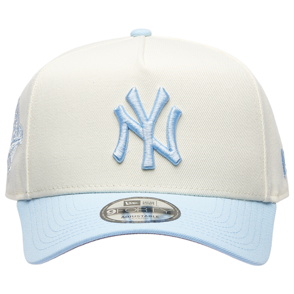 New Era Yankees 940 A-Frame Cap - Adult - Blue/Chrome - Image 2