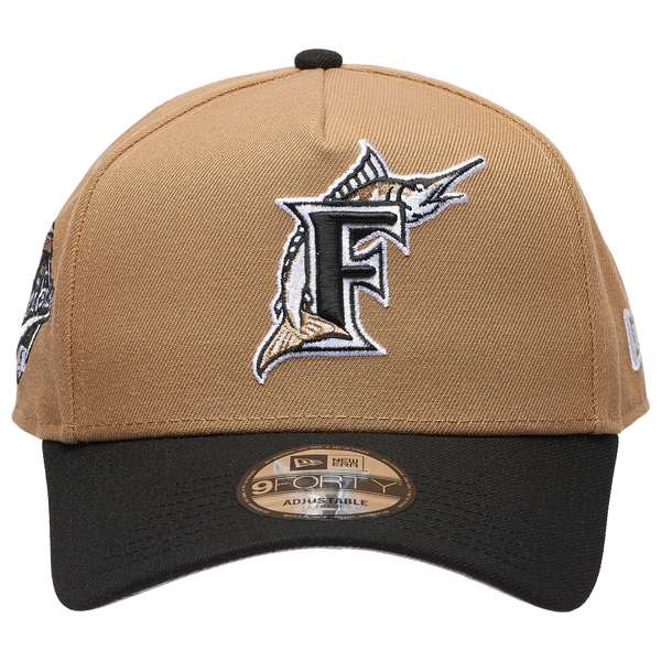 New Era MLB 940 A-Frame Cap - Adult - Khaki/Black - Image 2