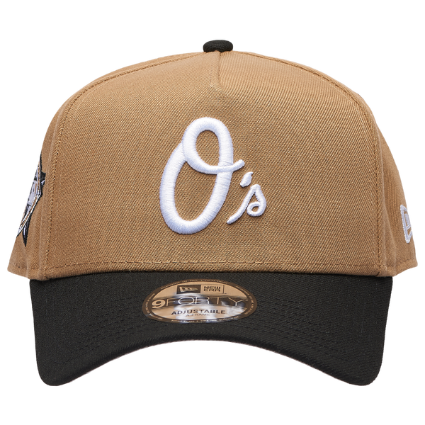 New Era MLB 940 A-Frame Cap - Adult - Khaki/Black - Image 2