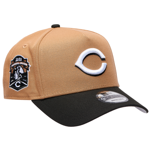 New Era MLB 940 A-Frame Cap - Adult - Black/Khaki - Image 3