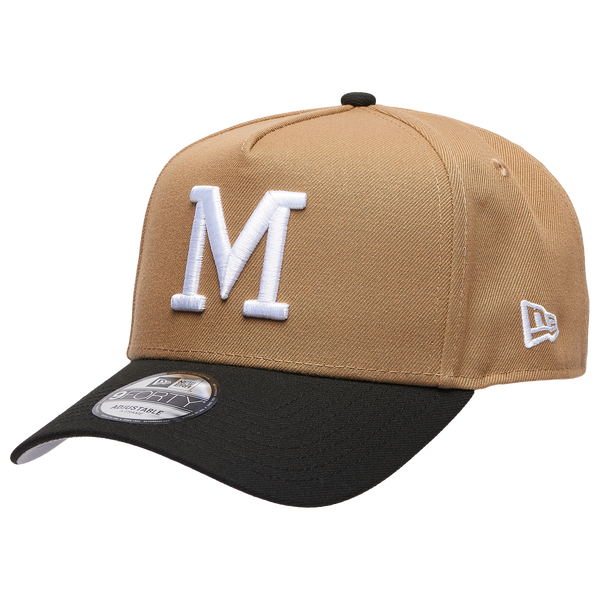 New Era MLB 940 A-Frame Cap - Adult - Khaki/Black