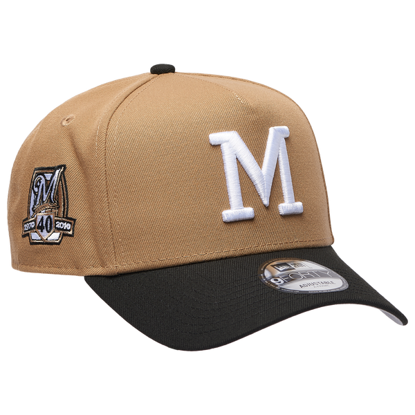New Era MLB 940 A-Frame Cap - Adult - Khaki/Black - Image 3