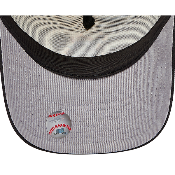 New Era MLB 940 A-Frame Flame Cap - Adult - Black/White - Image 5