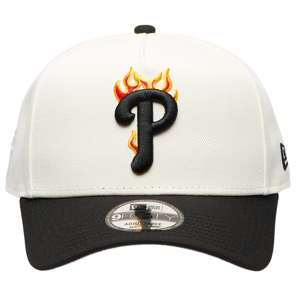 New Era MLB 940 A-Frame Flame Cap - Adult - White/Black - Image 2