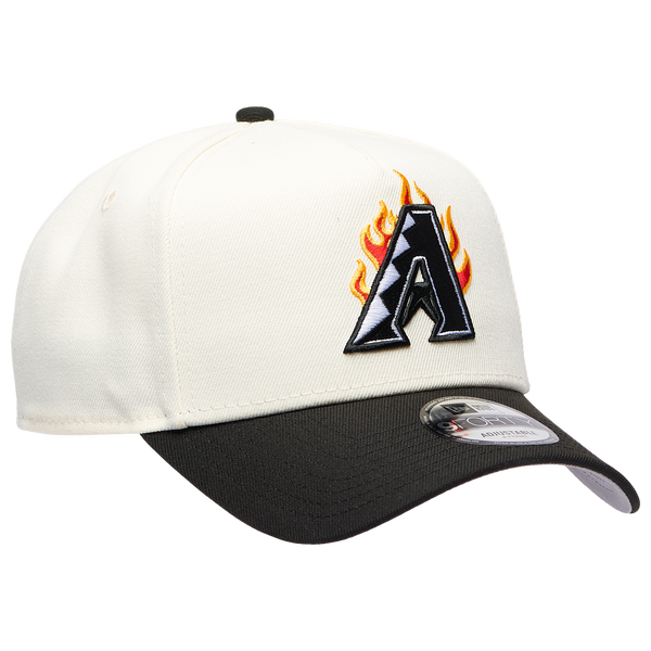 New Era MLB 940 A-Frame Flame Cap - Adult - White/Black - Image 3