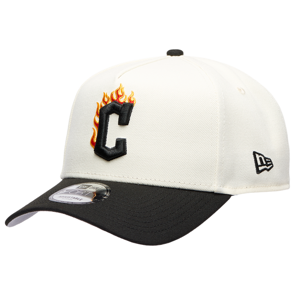 New Era MLB 940 A-Frame Flame Cap - Adult - White/Black