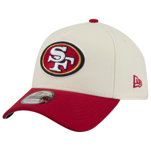 New Era NFL 9FORTY A-Frame Cap - Adult - Red/Chrome