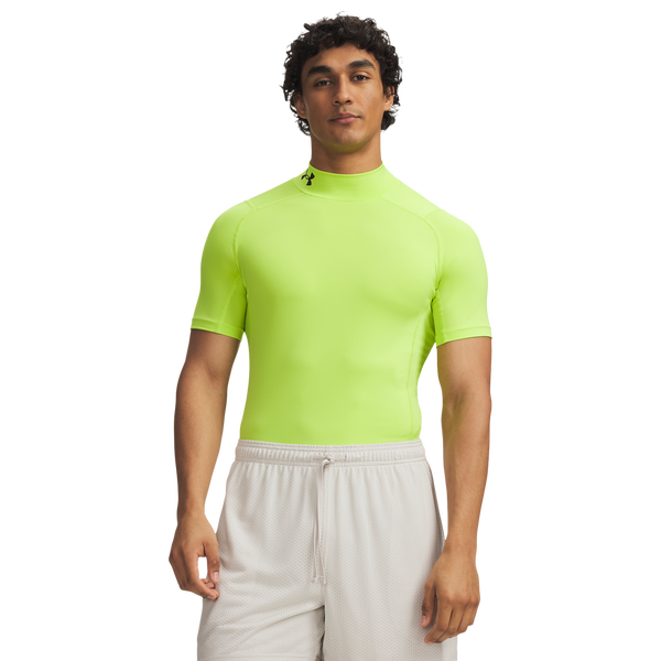 Under Armour HeatGear Mock T-Shirt - Men's - Yellow/Yellow