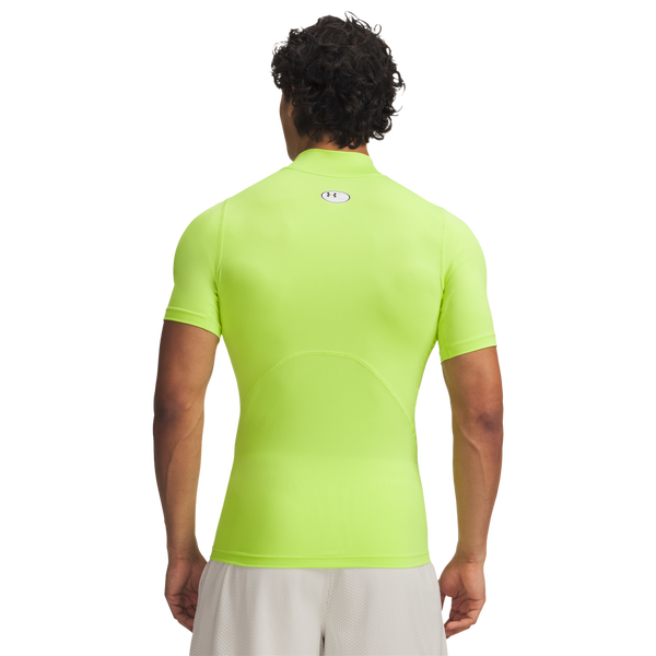 Under Armour HeatGear Mock T-Shirt - Men's - Yellow/Yellow - Image 2