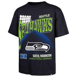 47 Brand NFL Seahawks Hometown T-Shirt - Men's - Navy