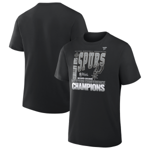 Fanatics Spurs Conference Champions Cotton T-Shirt - Men's - Black