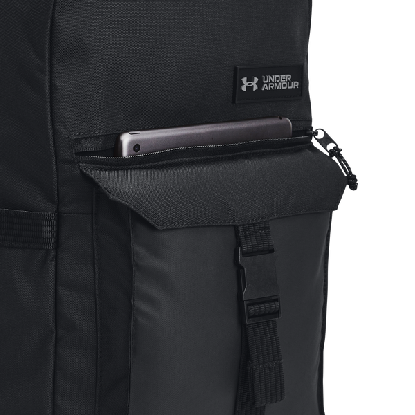 Under Armour Triumph Campus Backpack - Adult - Black/Black/White - Image 4
