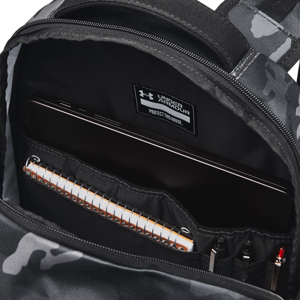 Under Armour Hustle 6.0 Pro Backpack - Adult - Black/Black/Black - Image 3