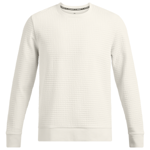 Under Armour Unstoppable Fleece Grid Crew - Men's - Summit White/Black