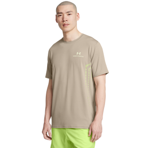 Under Armour Vanish Energy Graphic Short Sleeve - Men's - Timberwolf Taupe/Morph Green/Morph Green