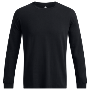 Under Armour Icon Charged Cotton Long Sleeve - Men's - Ultimate Black/Castlerock