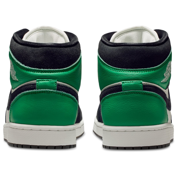 Jordan AJ 1 Mid SE - Men's - White/Black/Green - Image 3