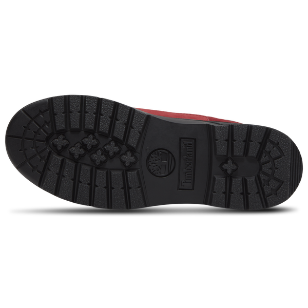 Timberland 6" Hairy Suede Chuka Field Boots - Men's - Black/Red - Image 5