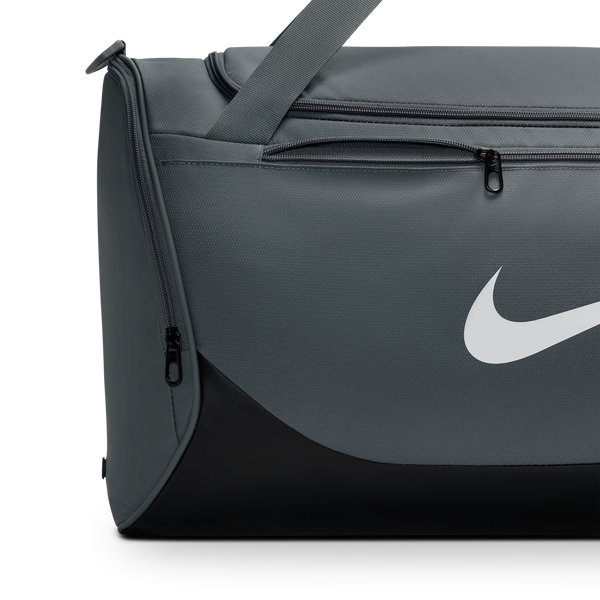 Nike Brasilia Medium Duffel X - Adult - Smoke Grey/White/Black - Image 6