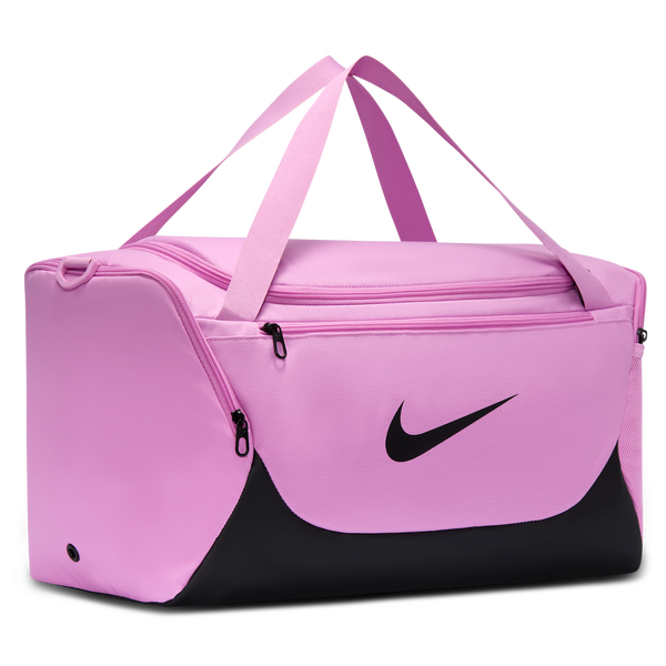 Nike Brasilia Small Duffel - Adult - Lt Magenta/Black/Black - Image 3