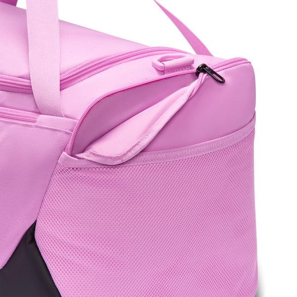 Nike Brasilia Small Duffel - Adult - Lt Magenta/Black/Black - Image 8