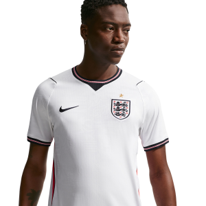 Nike England Home Replica Stadium Jersey - Men's - White/Speed Red/Obsidian