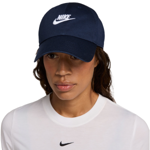Nike Club Colorblock Futura Wish Logo Cap - Men's - White/Navy