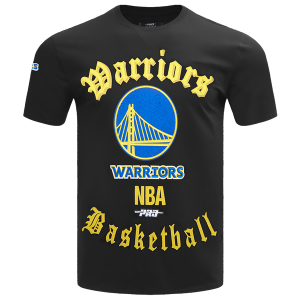Pro Standard WARRIORS OLD ENGLISH SJ TEE - Men's - Black