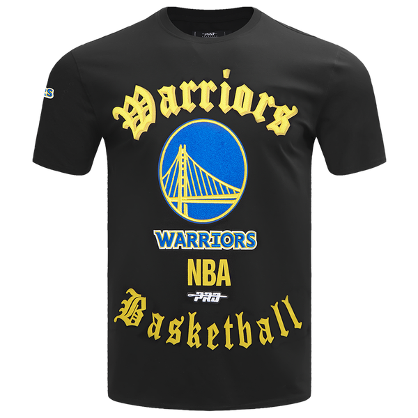 Pro Standard WARRIORS OLD ENGLISH SJ TEE - Men's - Black